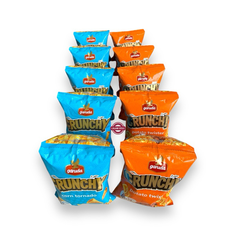 

GARUDA CRUNCHY O’CORN / CRUCHY RENTENG ISI 10 / CRUNCHY SEA SALT / CRUNCHY BBQ