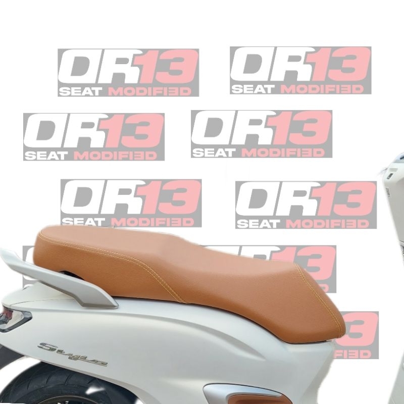 KULIT JOK MBTECH PREMIUM CARRERA SPECIAL WARNA COKLAT MOTOR STYLO SCOOPY FAZZIO FILANO FINO MIO NMAX
