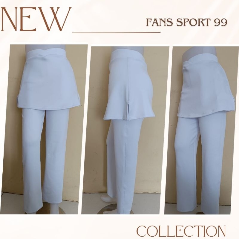 celana rok wanita/celana rok polos wanita warna putih/celana senam wanita/celana olahraga wanita /te