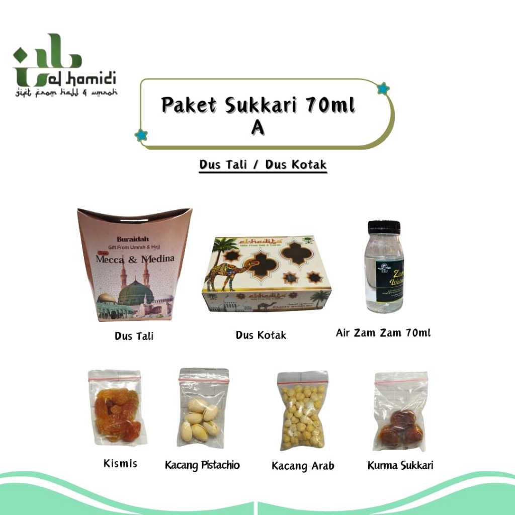 

Paket oleh oleh haji dan umroh sukari 70ML