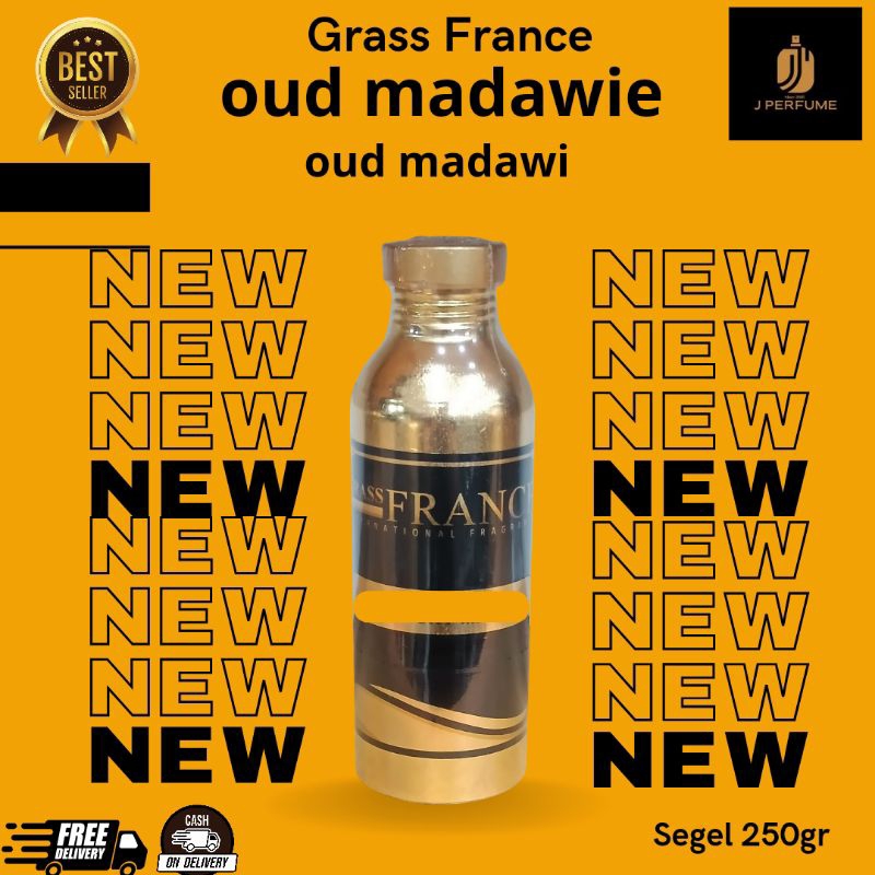 (OUD MADAWI)parfum pria dan wanita|bibit parfume murni|minyak wangi tahan lama segel pabrik grass fr