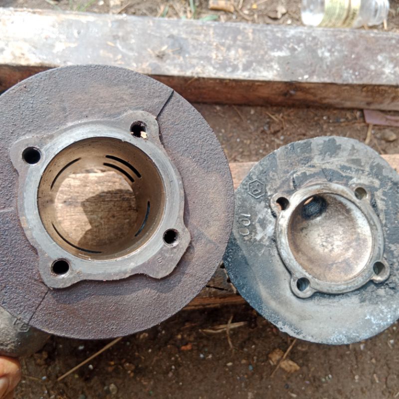 blok seher boring vespa smallframe pts  PK 100 ori seher standar 0M blm OB