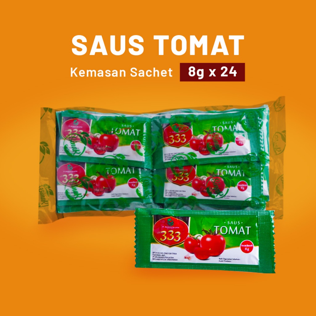 

Saus Tomat Cap 333 Sachet 8 g