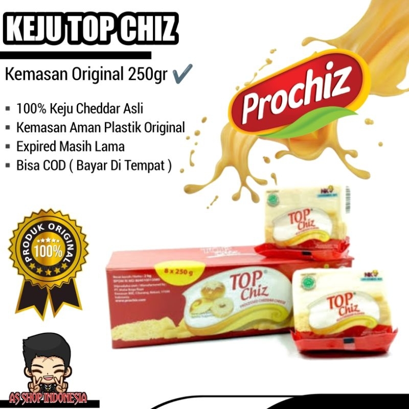 

Keju Prochiz Top Chiz Cheddar 250gr Termurah