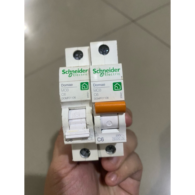 MCB Schneider 6a 6ampere