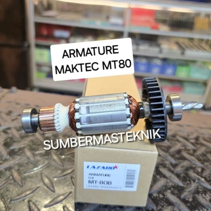 ARMATURE MAKTEC MT80 ANGKER ROTOR MESIN BOR MAKTEC 13MM MT 80 LAZARO