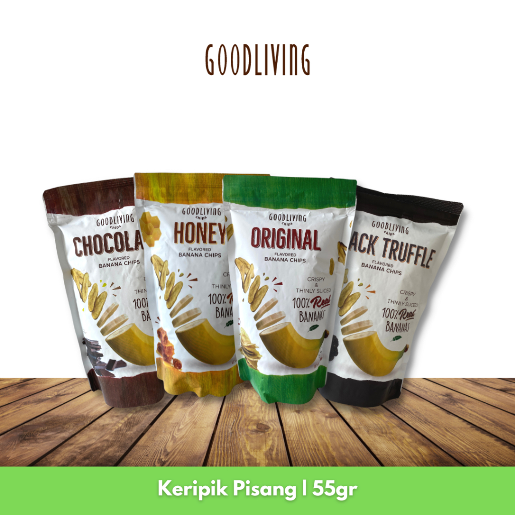 

Keripik Pisang Good Living Banana Chips BUNDLING 4