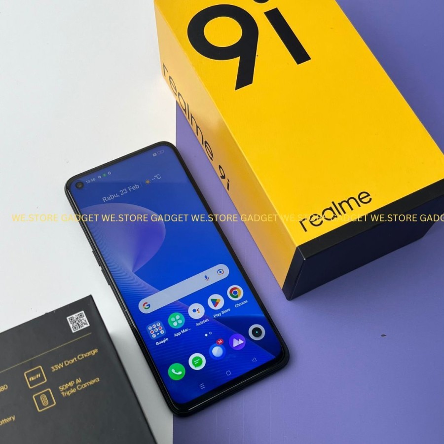 REALME 9i 6/128GB SECOND FULLSET ORIGINAL