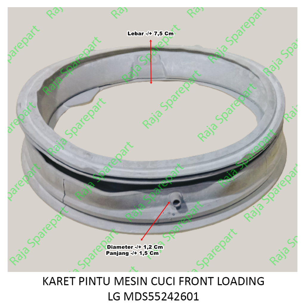 KP2601 KARET PINTU MESIN CUCI FRONT LOADING LG MDS55242601
