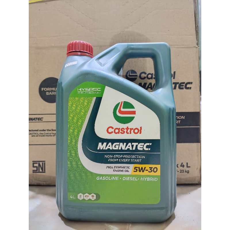 OLI CASTROL MAGNETEC 5W-30 ORIGINAL BARCODE