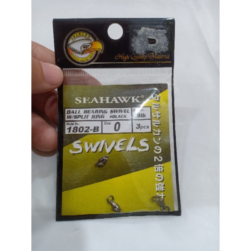 Ball Bearing Swivel Seahawk W/Split Ring 1802-B