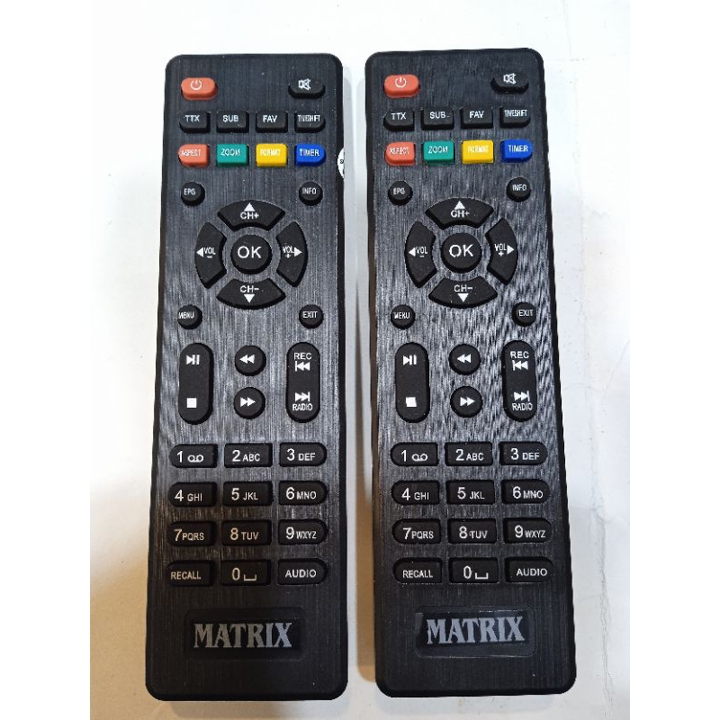 Remote STB MATRIX APPLE MERAH