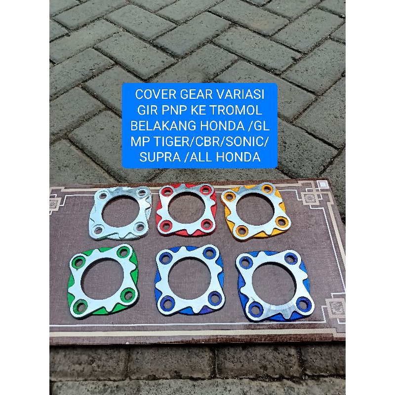 COVER GEAR VARIASI GIR PNP KE TROMOL BELAKANG HONDA /GL MP TIGER/CBR/SONIC/SUPRA /ALL HONDA