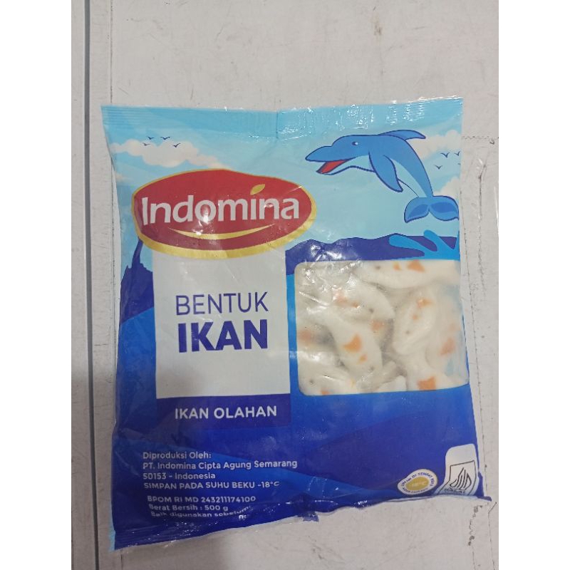 

Indomina Olahan ikan Bentuk ikan 500gr/baso ikan