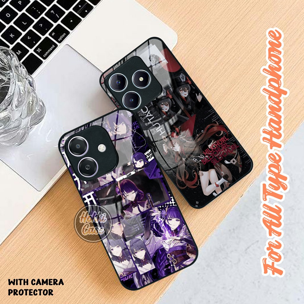 Case All Type - Casing Genshin Samsung Infinix Redmi Vivo Realme Op*o IP - Softcase Glass [443H]