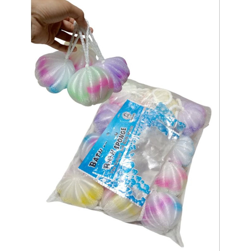Spons Mandi Jaring/Spons Mandi Labu (39000/Lusin)Spons Mandi+Pelastik/Spons Serbaguna/Spons Badan/sp