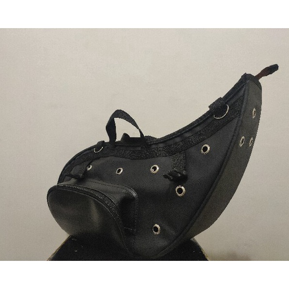 Sekarang Promo  TAS KISA AYAM KULIT SINTETIS  TAS KISO AYAM JAGO KULIT SINTETIS FULL HITAM