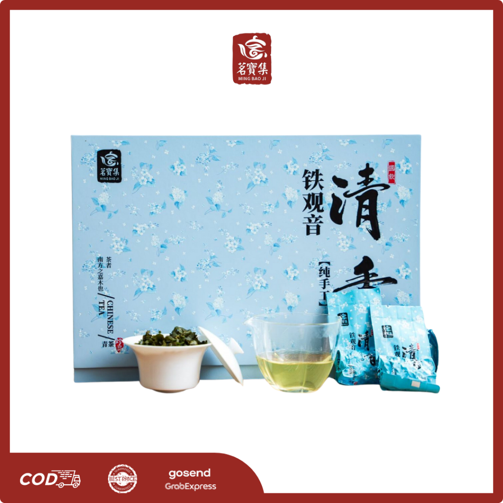 

MING BAO JI Chinese Tea C1022 Isi 60 Sachet Teh Tie Guan Yin Teh China Aroma Bunga Teh China Alami