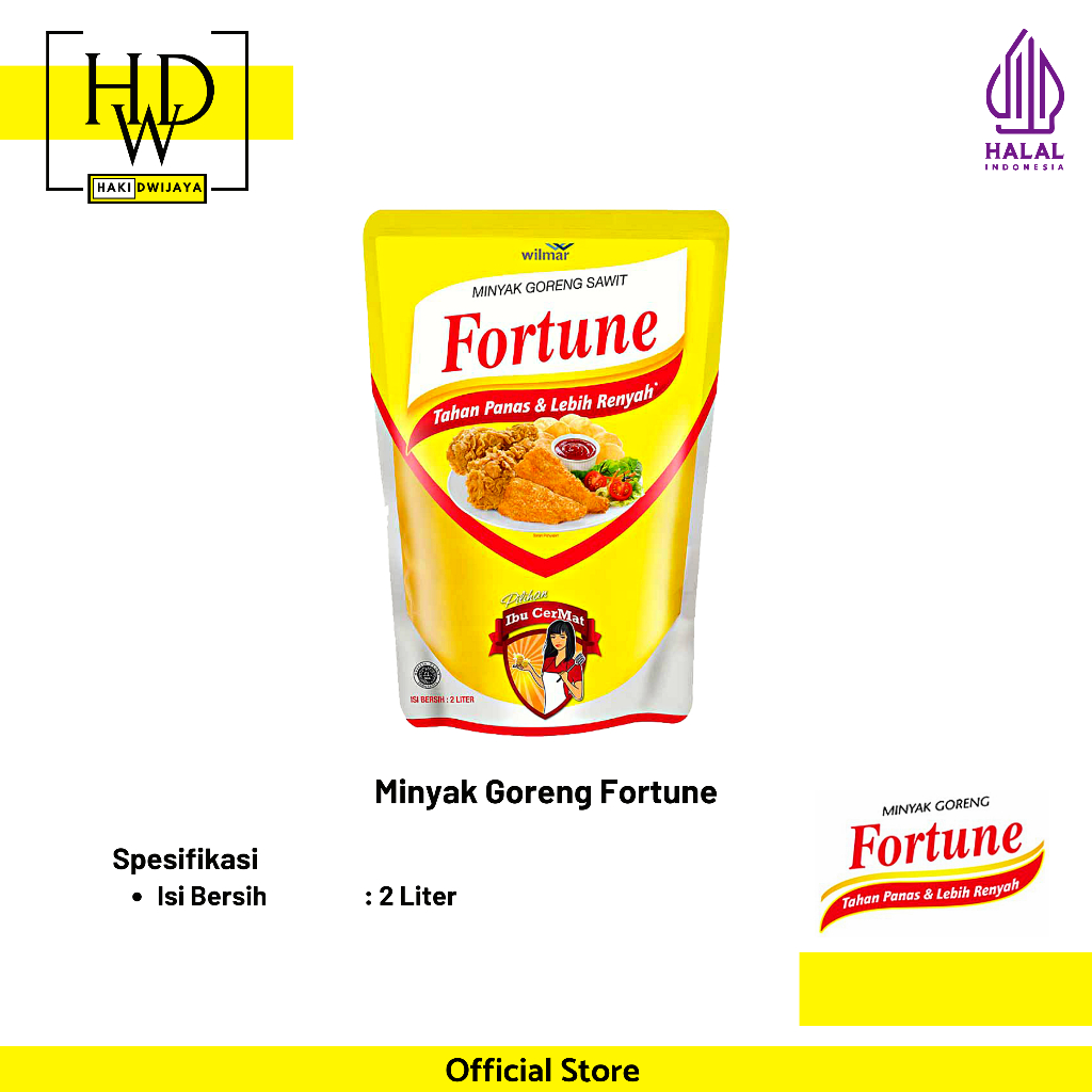 

[2 Liter] Fortune Minyak Goreng Refill