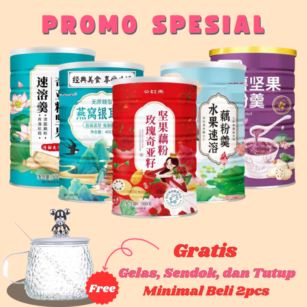 

PROMO BELI 2 FREE GELAS, SENDOK - OUFEN LOTUS ROOT POWDER ( SEHAT & COCOK UNTUK DIET ) BPOM