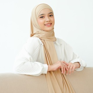 Zoya CALIVA Pashmina - Hijab Pashmina Polos Bahan Jersey Asli