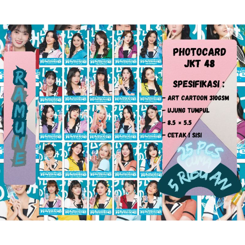Photocard Jkt48 25pcs - Ramune