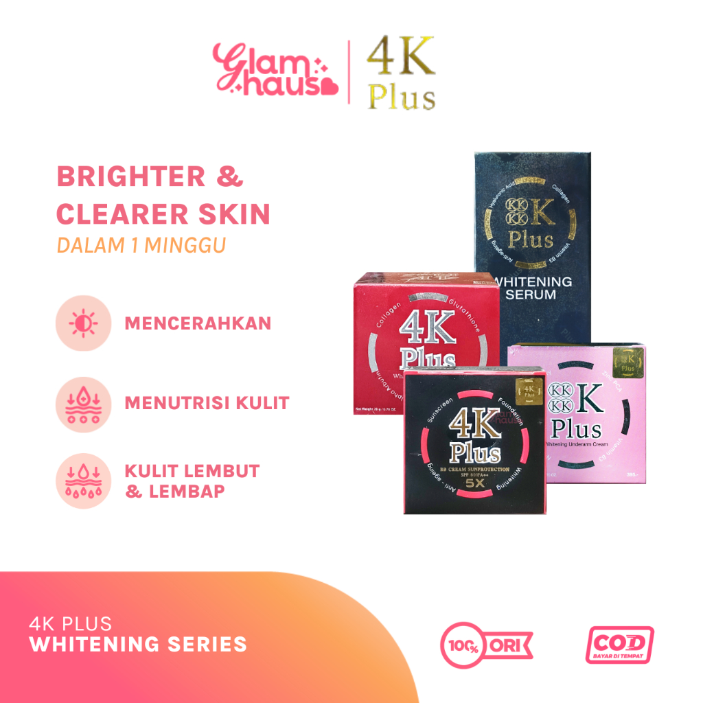 4K Berry Plus Whitening Night BB Underarm Cream Goji Berry BB Cream Serum Protection | Krim Pemutih 