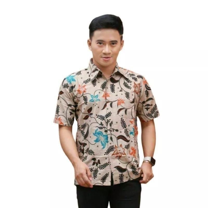 ATASAN BATIK COUPLE KELUARGA PRIA WANITA KEMEJA LENGAN PANJANG PENDEK BLUS TUNIK LENGAN PANJANG PEND