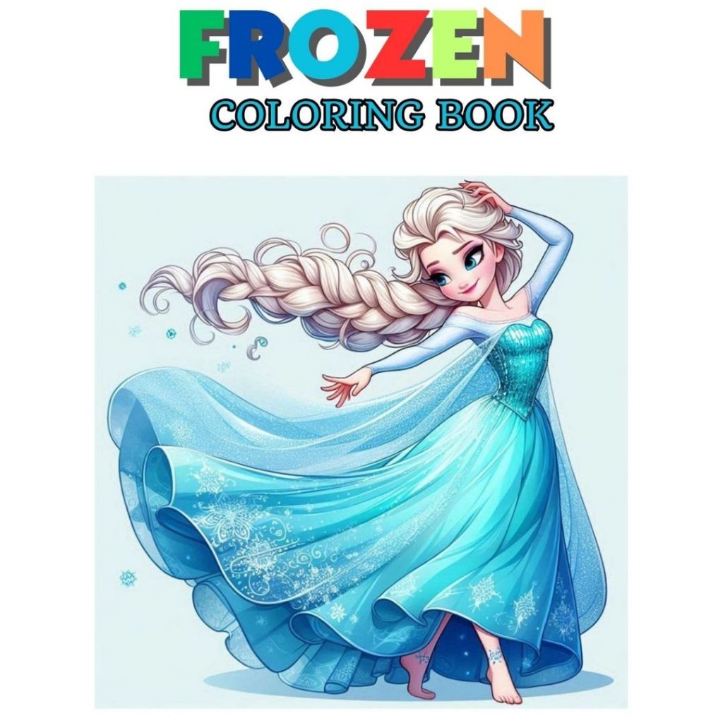 

FROZEN Coloring Book Buku Mewarnai Anak Remaja Dewasa Healing Relaxing Activity Kertas Tebal Bagus