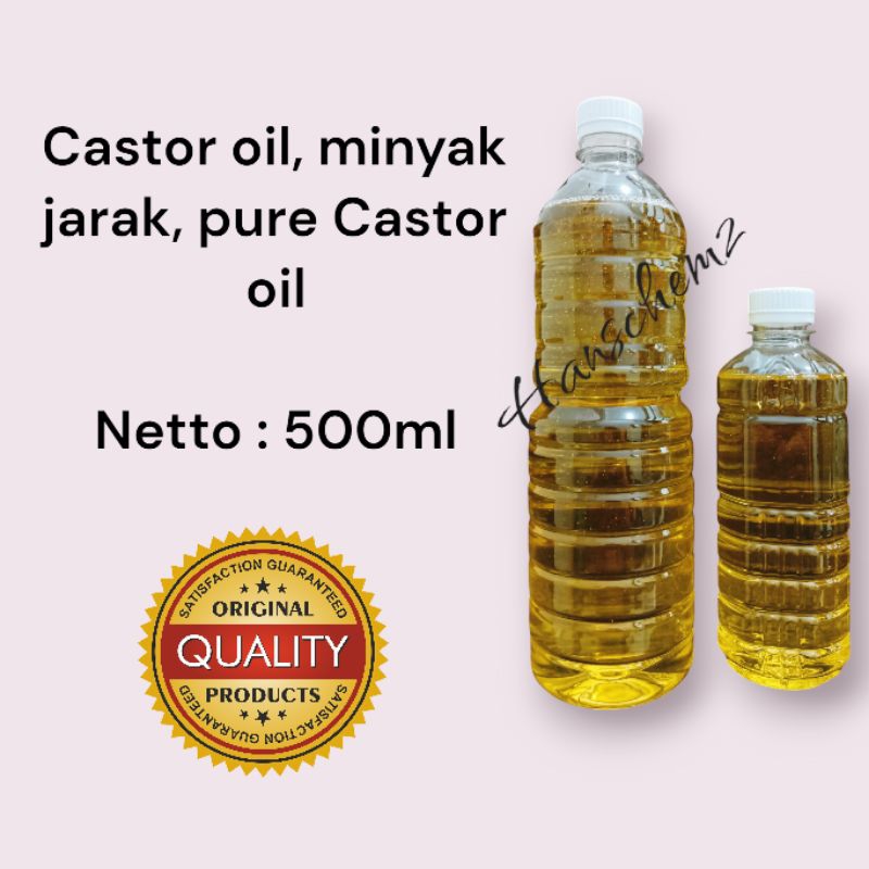 

Castor oil/minyak jarak/pure Castor oil@500ml