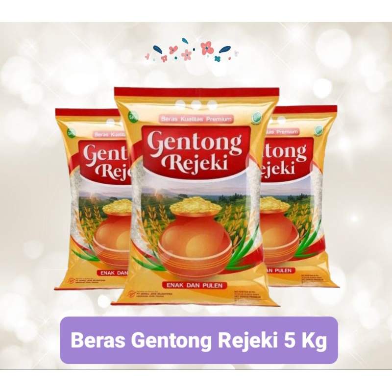 

beras gentong rejeki / beras nasi makanan 5 kg