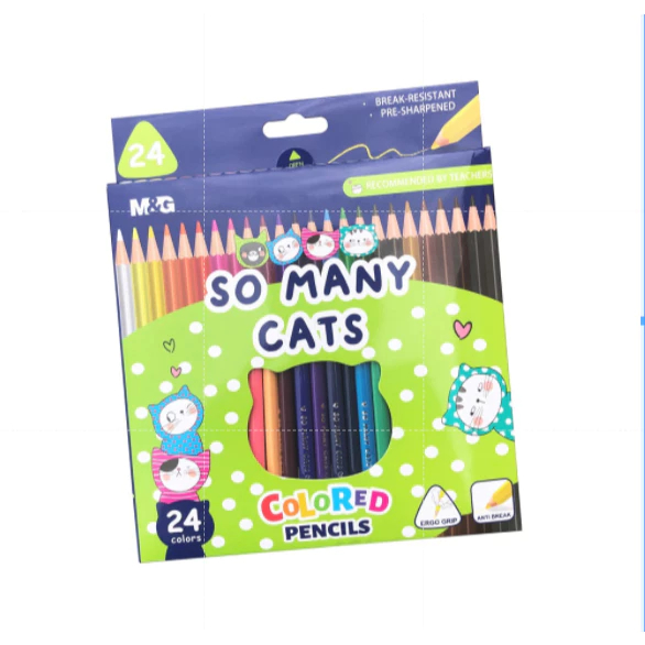 

M&G Pensil Warna Water Color Pencil Pensil Cat Air dapat blend dengan air 12/24/36 warna