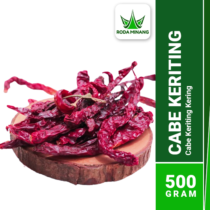 

Cabe Keriting Kering Merah Kriting Panjang Import Cabai Petik Chilli Dry Super Premium - 500 gram