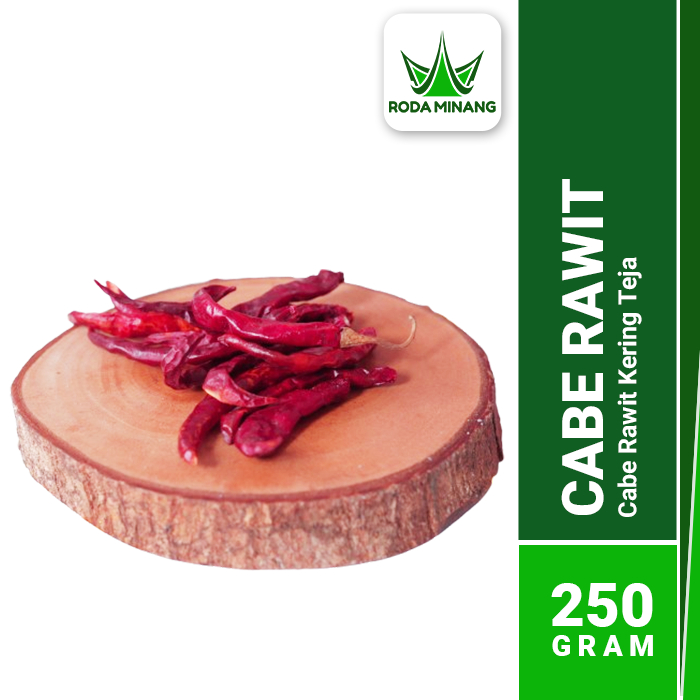 

Cabe Rawit Merah Kering Teja Import Cabai Petik Super Pedas Hot Chilli Dry 250 Gram