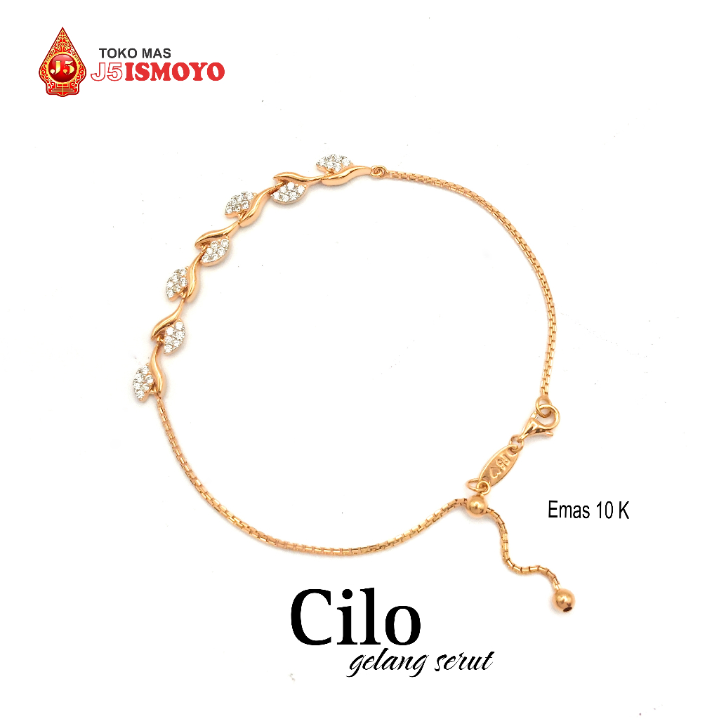 Gelang Emas Mas Asli Model Serut Cilo J5 Ismoyo