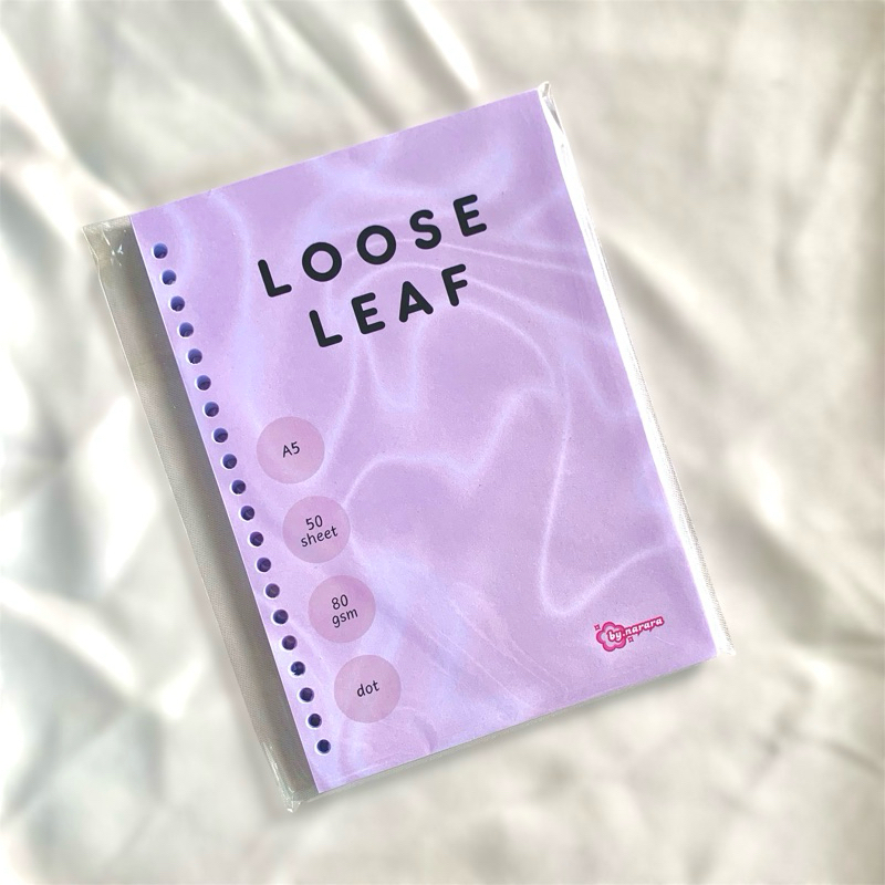 

Loose Leaf Dot A5 80 gsm 50 Lembar / Isi Binder Dot / Isi Binder Aesthetic