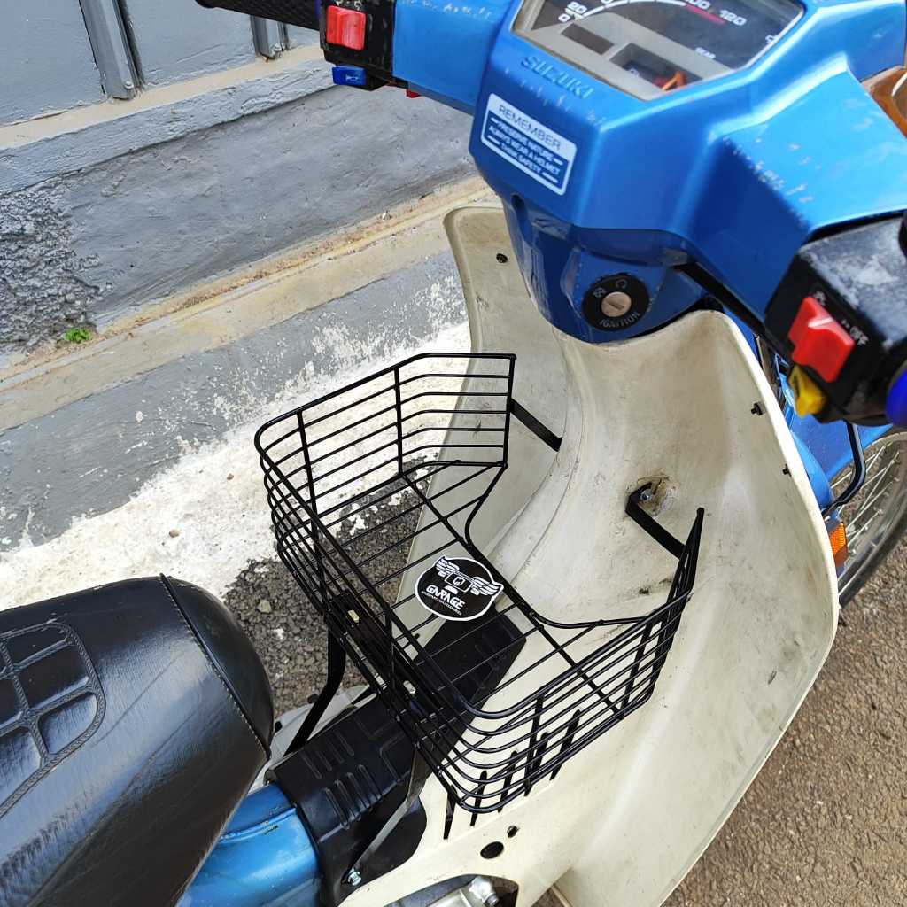 4ds Keranjang Suzuki RC 80 Rc 100 Minimalis Box Keranjang Besi Bagasi Tengah Rc 100 Rak Keranjang