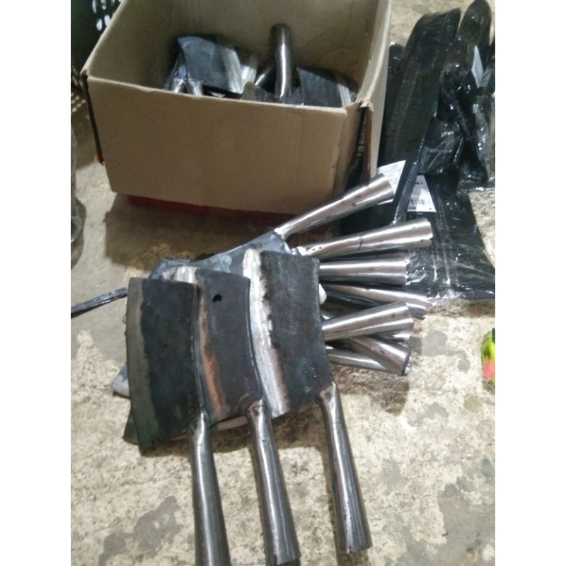 pisau cacah tulang, pisau cacah daging,pisau baja per, pisau tulang sapi,pisau tulang kerbau