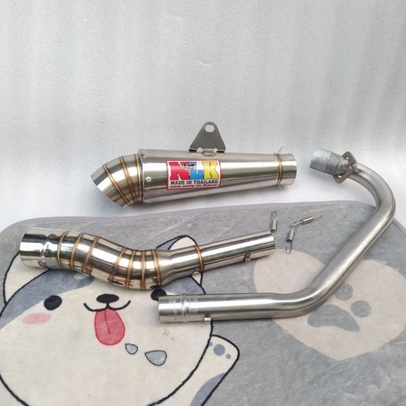 Canister Nlk stainless 51mm 1set open pipe Tmx 125 150 Rusi tc 125 175  skygo 125 150 Dl 150 bajaj C