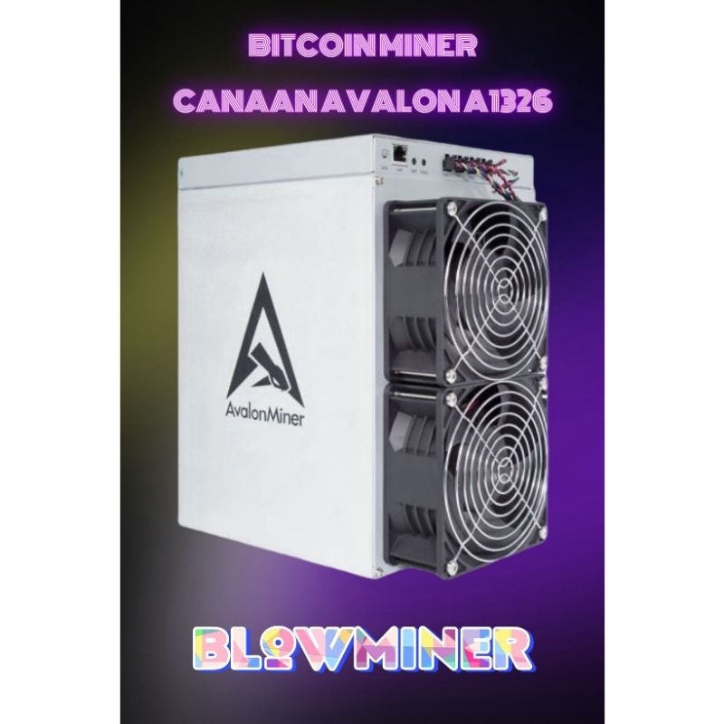 Canaan Avalon 1326 115TH SHA256 BTC Miner