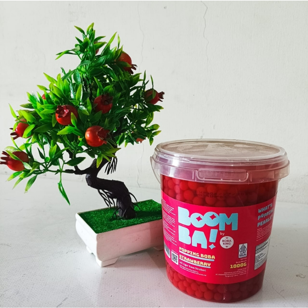 

Boomba Popping Boba Strawberry 1000gr