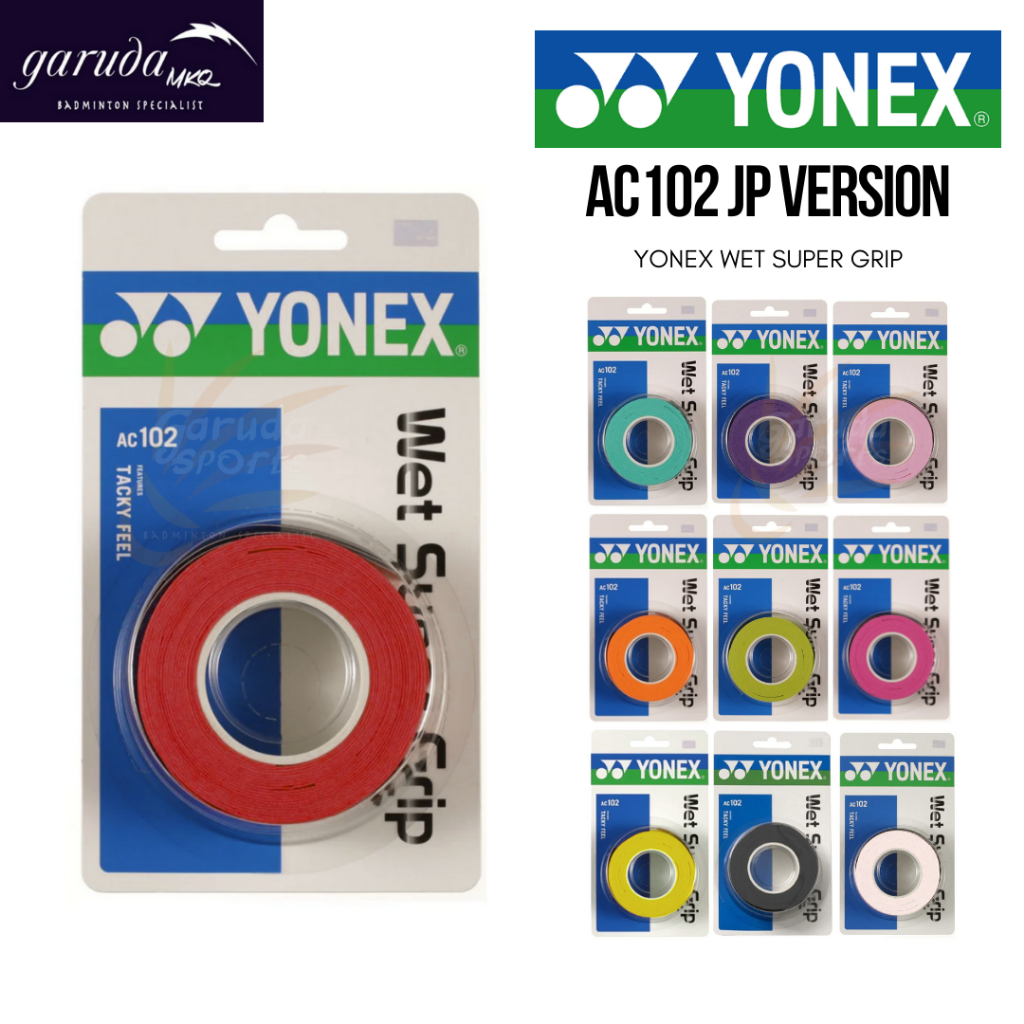 GRIP RAKET YONEX AC 102 - 3 JP / GRIP YONEX AC 102-3 JP CODE / YONEX AC102 Comfort FEELS