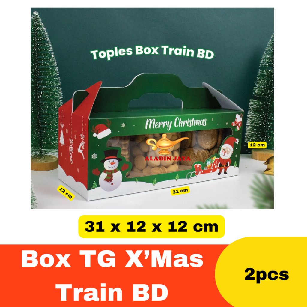 

Box Natal | Box TG X'Mas Train BD 31x12x12cm | 2Pcs