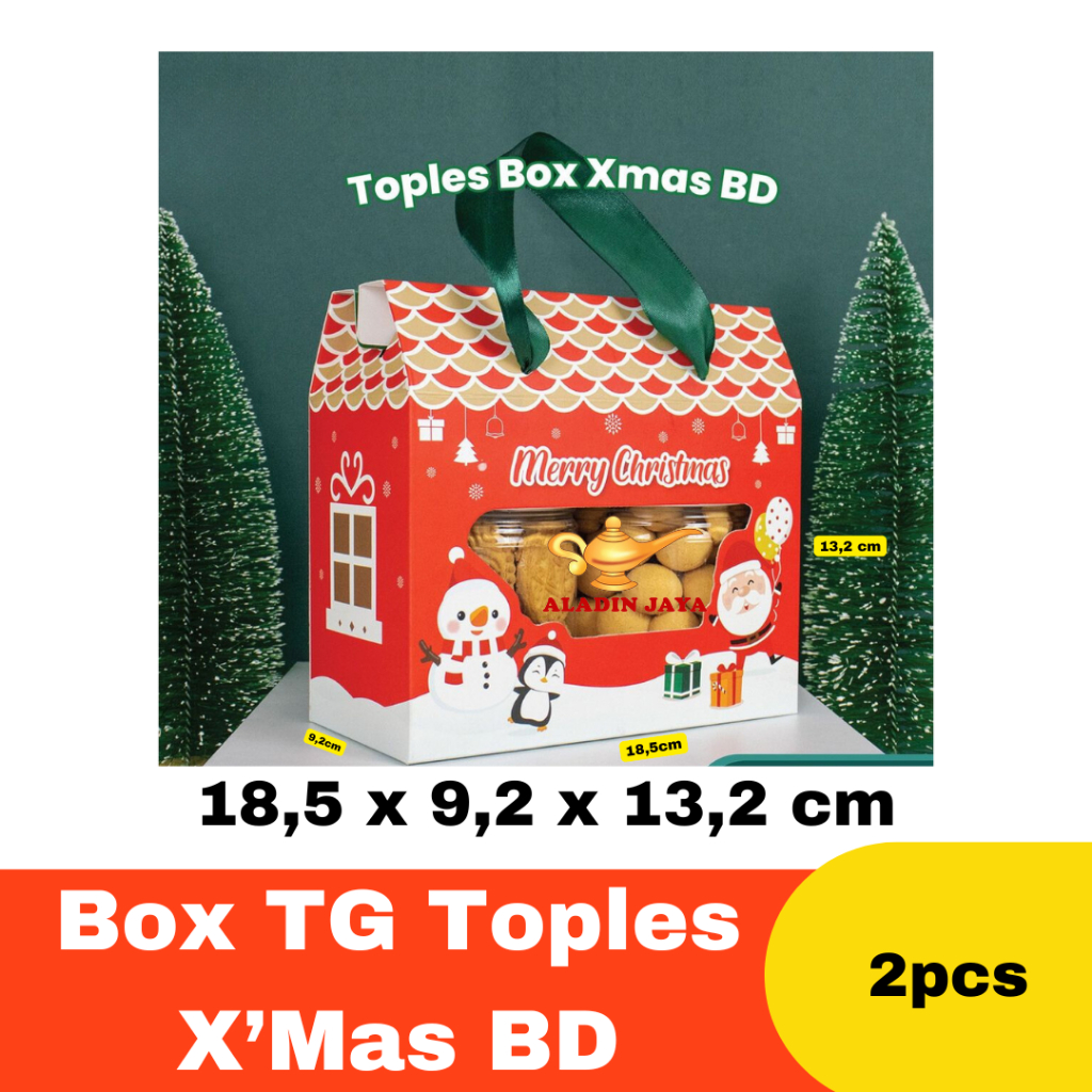 

Box Natal | Box TG Toples X'Mas BD 18,5x9,2x13,2 cm | 2pcs