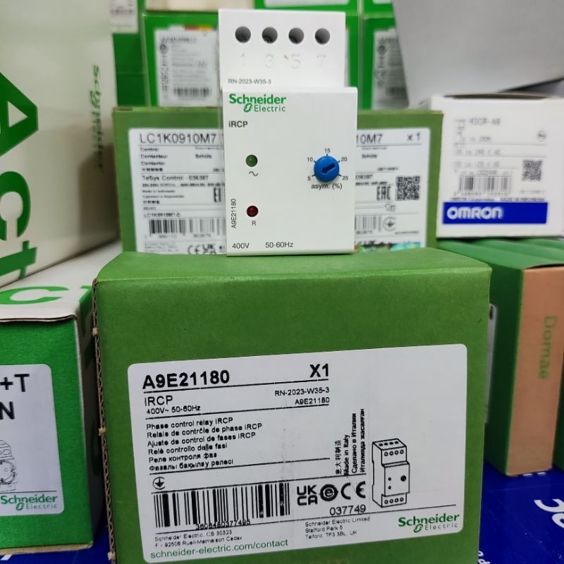 RCP A9E21180 PHASE RELAY/KONTROL PHASE FAILURE iRCP