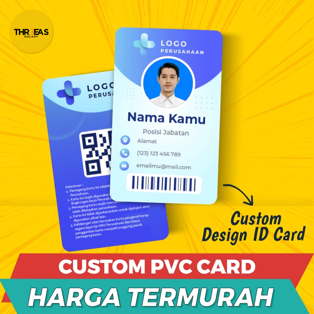 

Cetak ID Card / Kartu Member / ID Card Karyawan / Plastic PVC