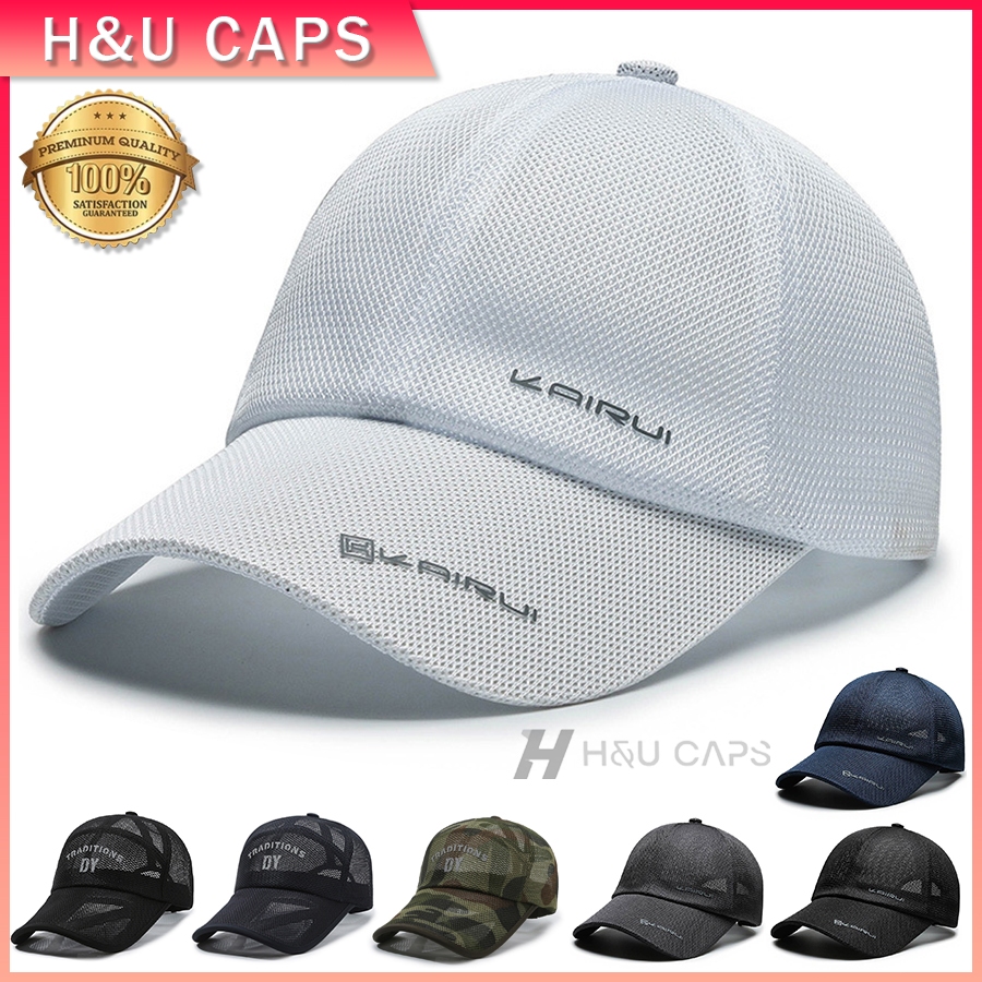 Topi Baseball original KAIRUl topi trucker Fashion distro Caps hat Topi jaring penuhbernapas musim p