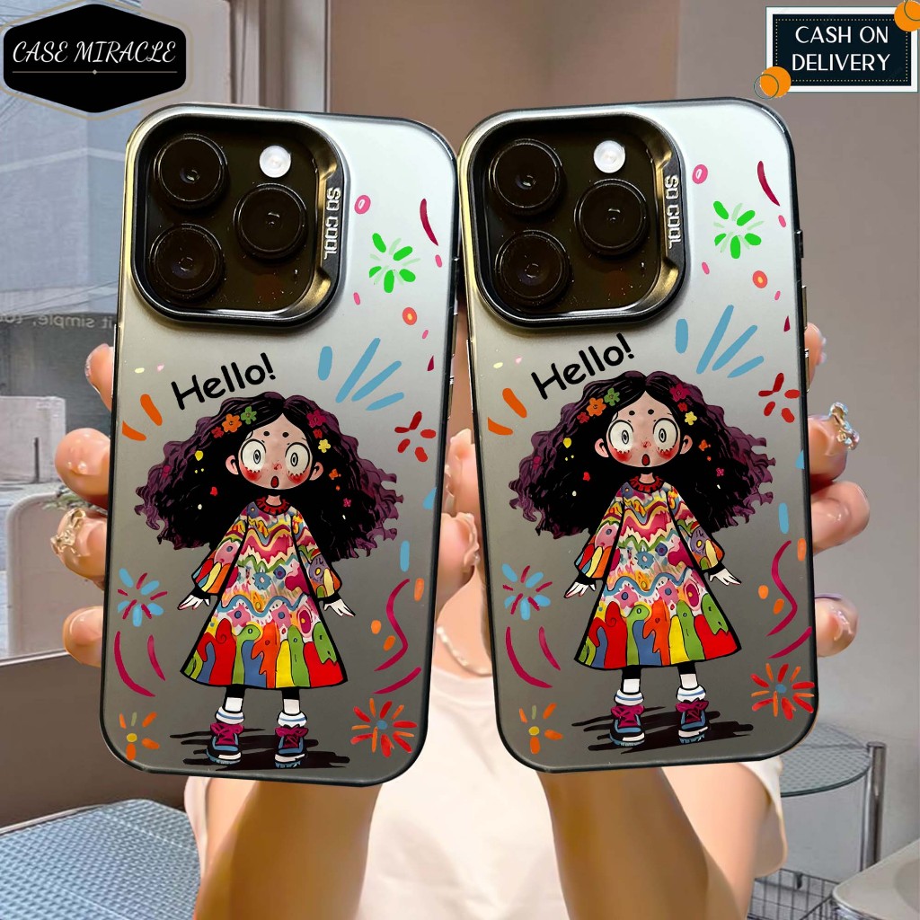 

CASE SAMSUNG A55 / A25 / A35 / A15 / A14 / A05S / A24 / A34 / A54 / A05 / A23 / A13 / A04S / A52 SO COOL HOLOGRAM PREMIUM MATTE - Motif GIRL - Softcase HYBRID IMD PLATE HOLOGRAM Cowo - Casing Glossy