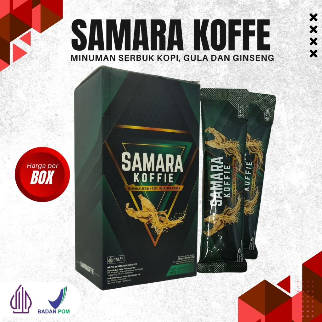 

Samara Koffie / Kopi Samara Serbuk Gula Krimer / Samara Koffie Minuman Serbuk Rasa Kopi Krimer - Box