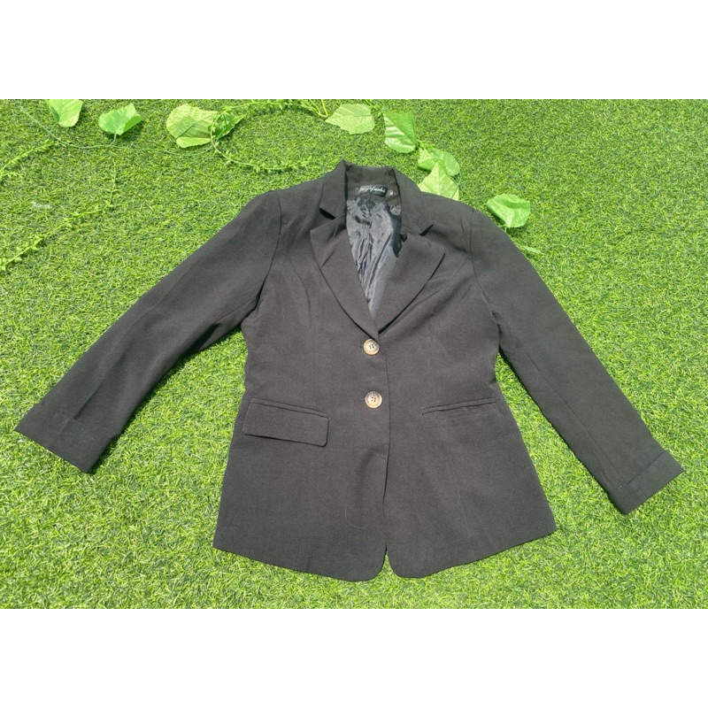 blazer wanita HITAM like new